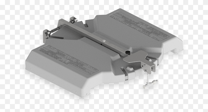 669x392 Inch Vented Hatch Cover Thrall Electronics, Adapter, Gun, Weapon HD PNG Download