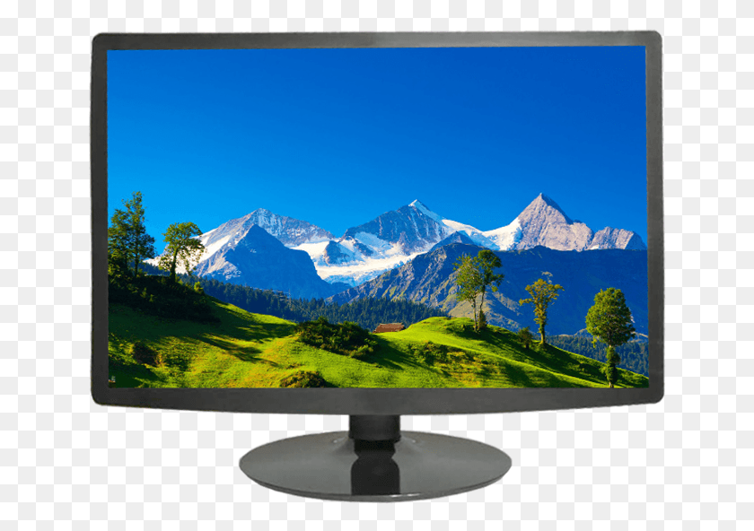 645x532 Inch Wide Screen Lcd Tv Monitor For Industrial Areas Alps Mountains, Electronics, Display, Lcd Screen HD PNG Download