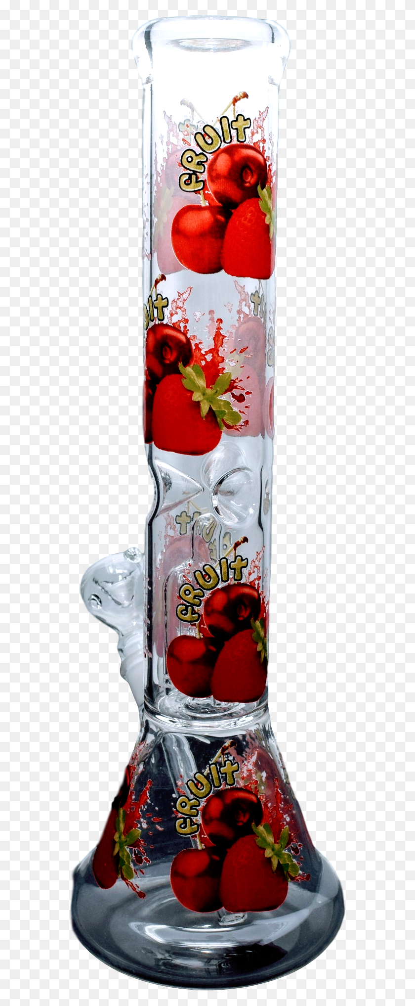 561x1974 Inches 600g Fruit Design Water Bong Clear Glass Strawberry, Bottle, Liquor, Alcohol HD PNG Download