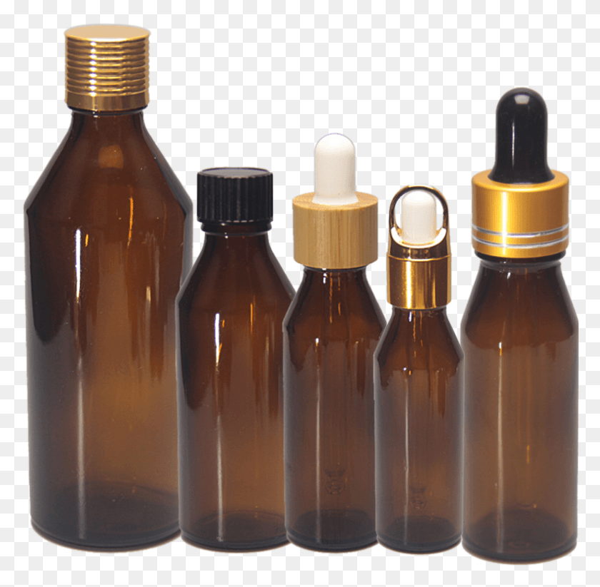 789x772 Descargar Png / Botella De Vidrio De Hombro Inclinado Para Aceites Esenciales, Cosméticos, Loción, Aluminio Hd Png