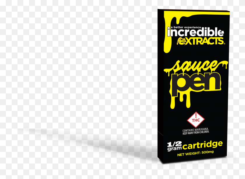 1940x1376 Incredible Extracts Uncut Sauce Pen Sauce Pen Thc, Advertisement, Food, Text HD PNG Download