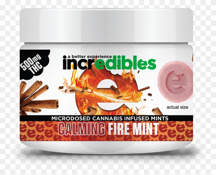 1069x853 Descargar Png Los Increíbles Calming Fire Mints Med Los Increíbles, Papel, Texto, Publicidad Hd Png