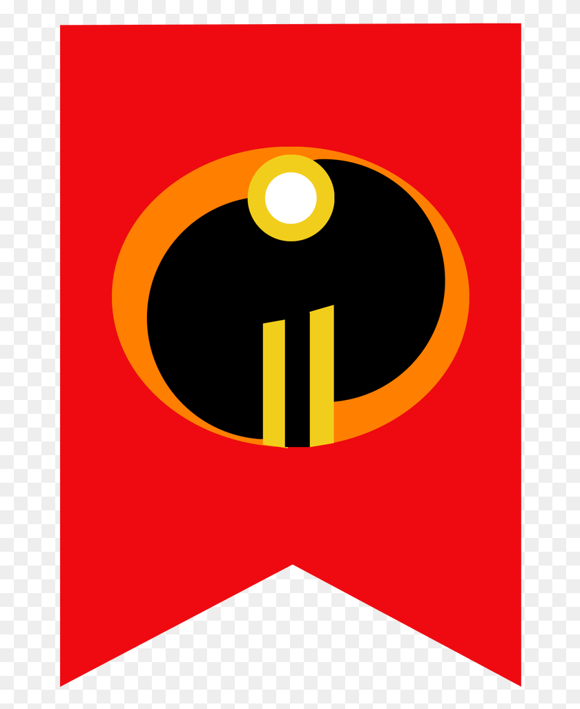 673x968 Incredibles Theme Party Banner Free Printable Incredibles Number, Poster, Advertisement HD PNG Download