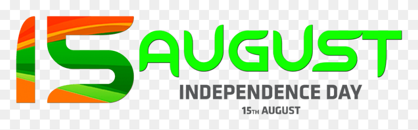 982x254 Independence Day Indian Flag Letter Text 15th August 15 August Independence Day, Word, Logo, Symbol HD PNG Download