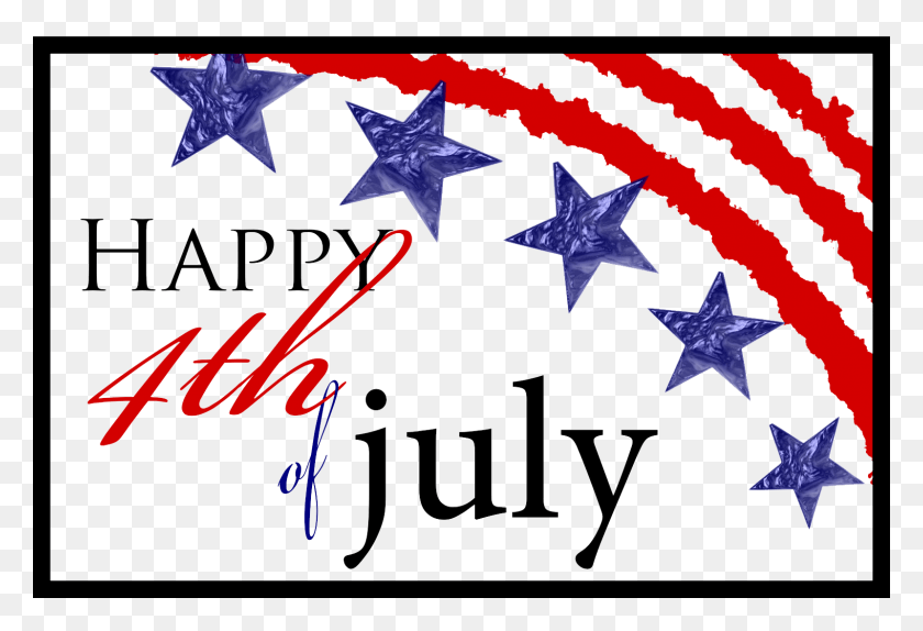 1600x1056 Independence Day Transparentth July Happy 4th Of July, Star Symbol, Symbol, Text HD PNG Download