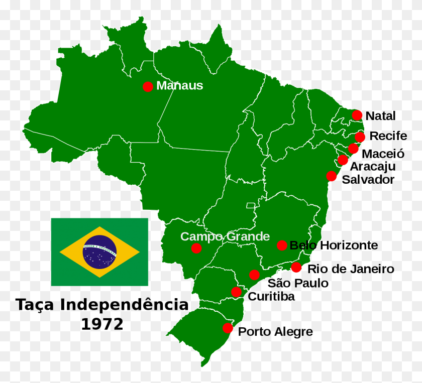 1156x1042 Independence Of Brazil Map, Diagram, Plot, Atlas HD PNG Download