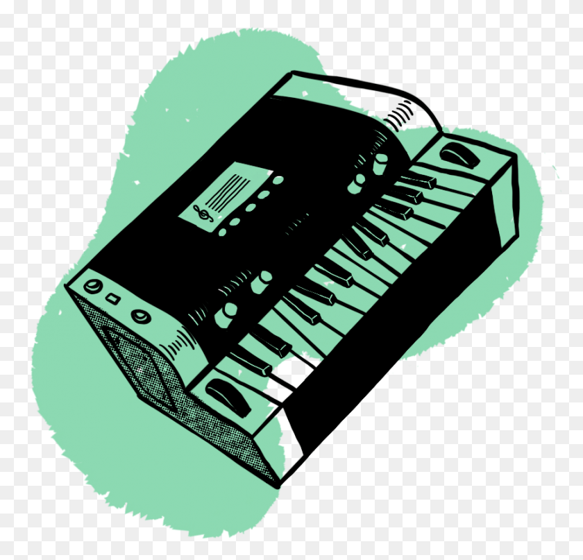 857x821 Descargar Png / Teclado Musical, Electrónica, Actividades De Ocio Hd Png