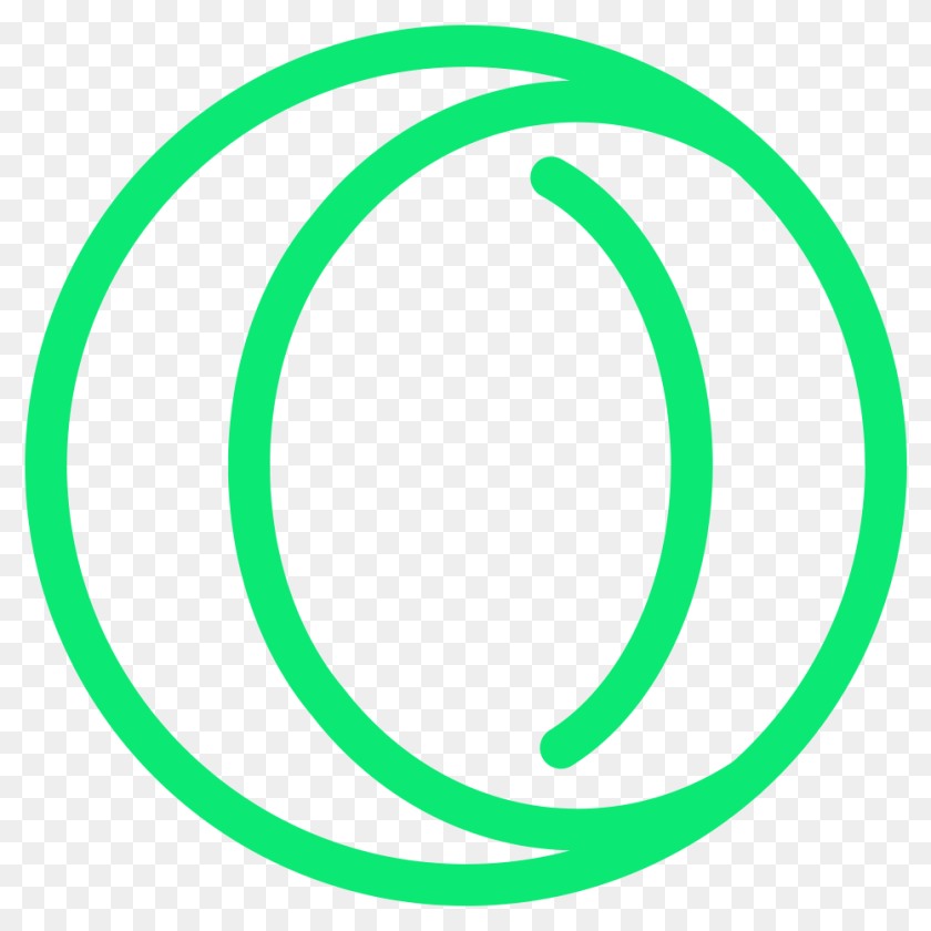 1003x1003 Index Of Opera Neon Browser Logo, Disk PNG