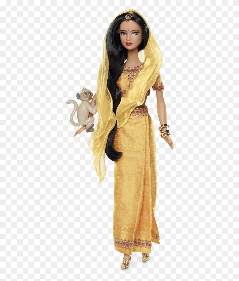 381x926 India Barbie Doll Barbie Indian Doll, Figurine, Clothing, Apparel HD PNG Download