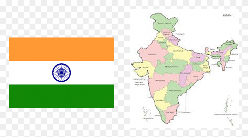 1382x717 La India Png / Mapa Png