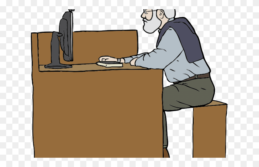 640x480 India Clipart Former Man On A Computer, Attorney, Carton, Box HD PNG Download