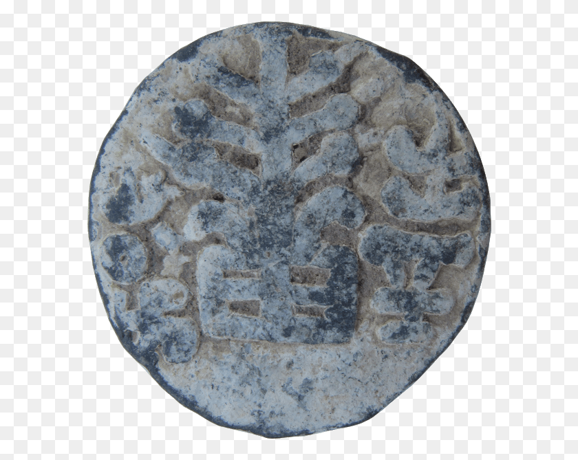 588x609 India Coin Swastika Cobblestone, Fossil, Rug, Soil HD PNG Download
