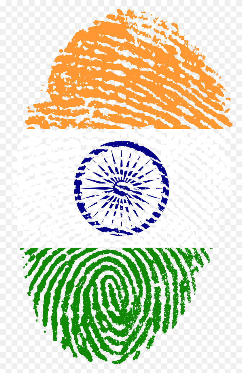 1573x2488 India Flag Fingerprint Country 652857 Indian Flag Fingerprint, Rug, Symbol HD PNG Download