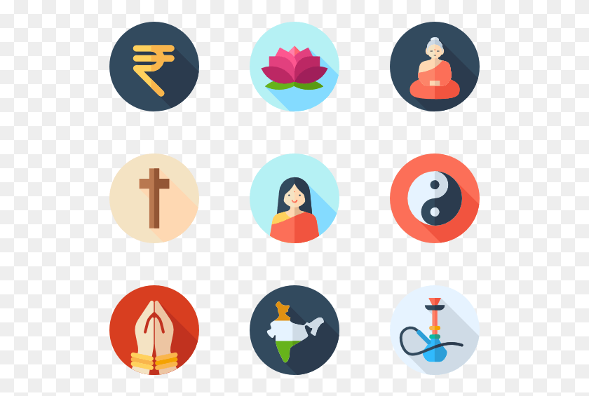 529x505 India Flat Icon, Text, Symbol, Face HD PNG Download