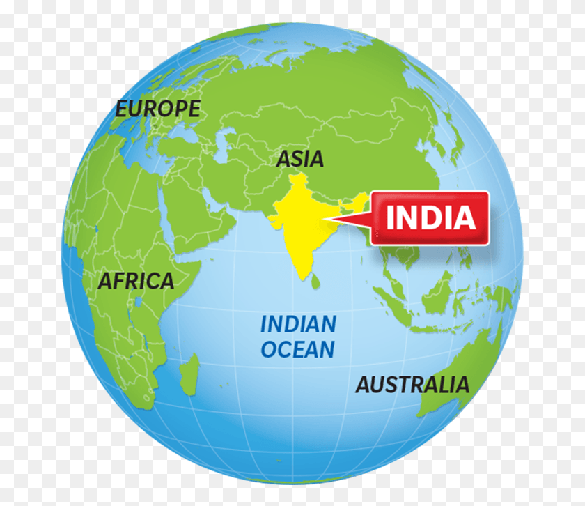 665x666 India In Global Map, Outer Space, Astronomy, Universe HD PNG Download