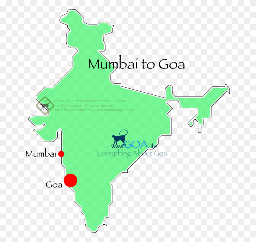 669x735 Карта Индии От Мумбаи До Гоа, Участок, Диаграмма, Атлас Hd Png Скачать