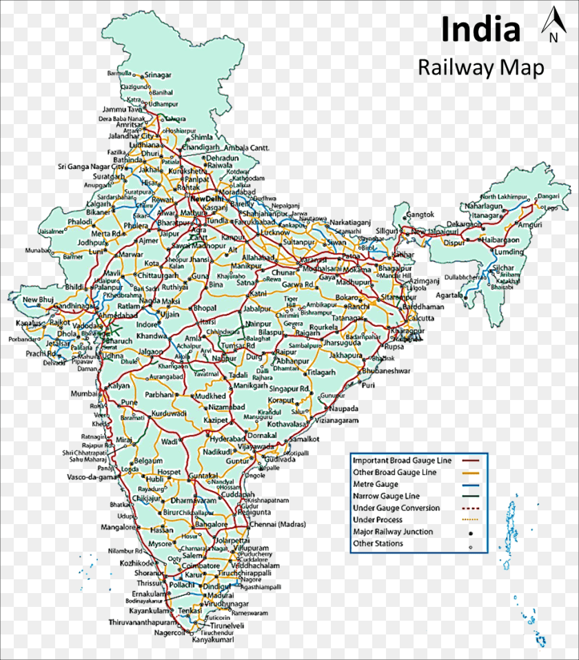 984x1121 India Railways Map Atlas, Chart, Plot, Diagram, Tree PNG