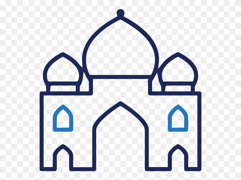 565x566 Значок Религиозного Учреждения Индии, Архитектура, Здание, Тюрьма Hd Png Скачать