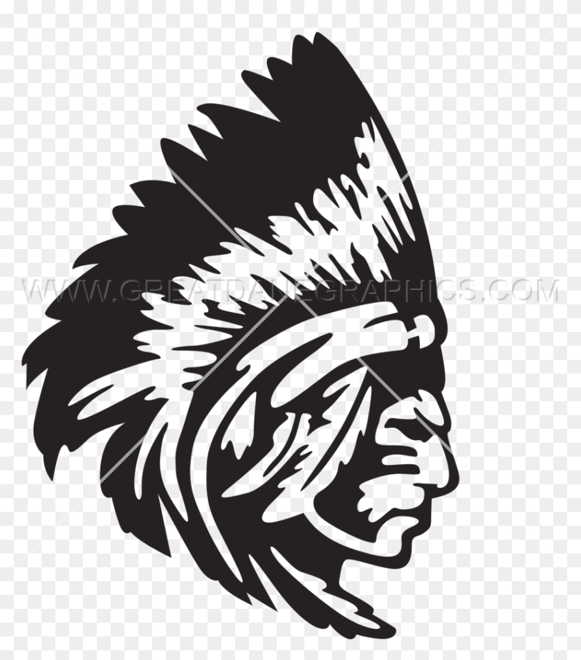 826x947 Indian Chief Profile Indian Chief Logo Transparent, Symbol, Arrow, Bow HD PNG Download