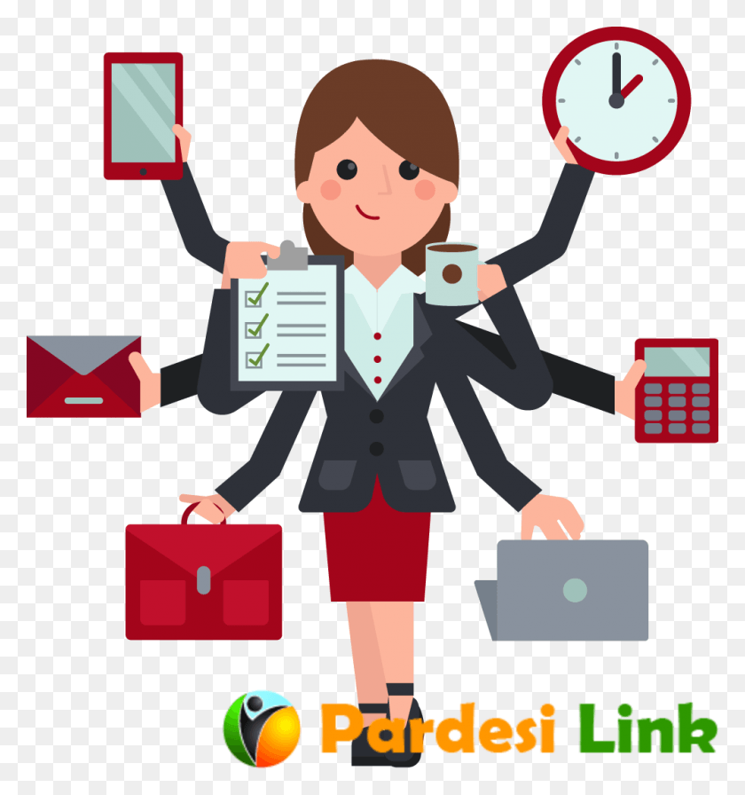 1000x1072 Indian Clipart Business Woman, Person, Human, Performer HD PNG Download