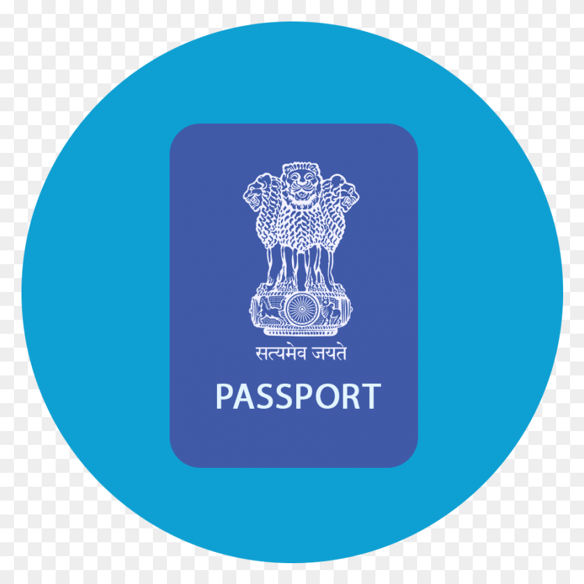 882x882 Indian Passport Icon, Logo, Symbol, Trademark HD PNG Download
