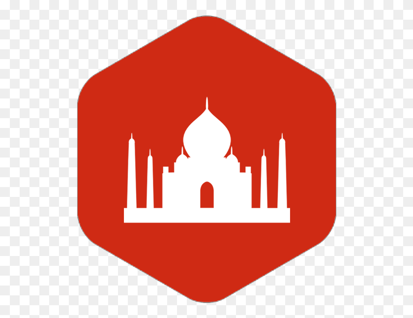 530x586 Indian Tadzh Mahal Risunok Karandashom, Símbolo, Logotipo, Marca Registrada Hd Png