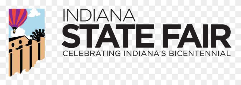 1232x379 Indiana State Fair Logo Indiana State Fair Logo 2017, Label, Text, Sticker HD PNG Download