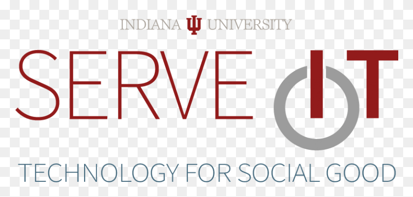 813x356 Indiana University Serve It Clinic Indiana University, Text, Alphabet, Label HD PNG Download