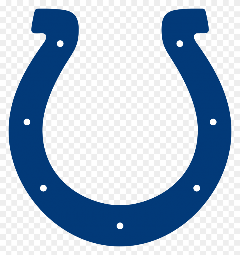 2400x2566 Indianapolis Colts 4 Logo Transparent Indianapolis Colts Logo, Horseshoe, Moon, Outer Space HD PNG Download
