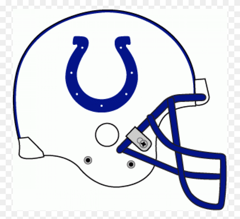 751x708 Indianapolis Colts Iron On Stickers And Peel Off Decals Buffalo Bills Small Logo, Clothing, Apparel, Helmet HD PNG Download