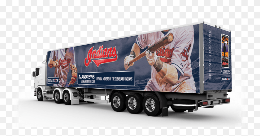 2049x1006 Indians Truck 1 Fit12002C600Ampssl Hecho En Polonia Naczepy, Trailer Truck, Vehículo, Transporte Hd Png