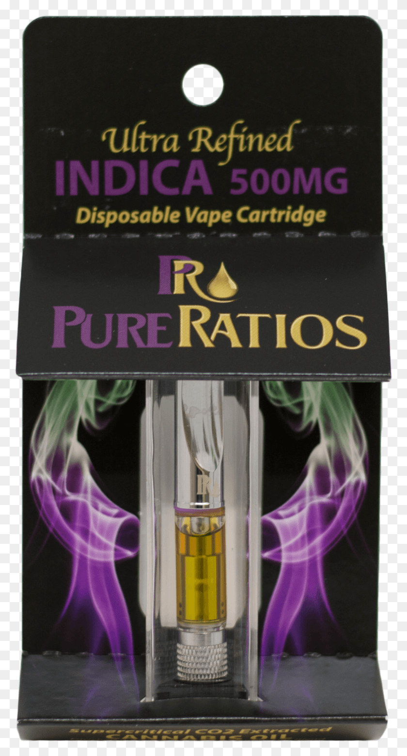 1770x3398 Indica Thc Vape Cartridge By Pure Ratios Nail Care HD PNG Download