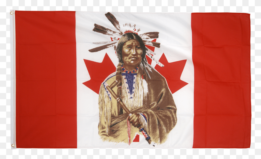 1366x795 Indigenous People Canada Flag, Person, Human, Symbol HD PNG Download