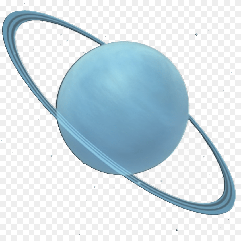Indigo Clipart Uranus Planet Planet Uranus White Background, Astronomy, Outer Space, Globe Sticker PNG