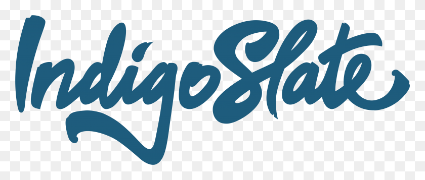 4967x1894 Indigo Slate Logo, Text, Alphabet, Word HD PNG Download