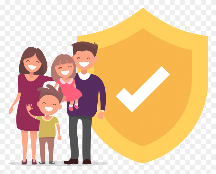 789x624 Individual Life Insurance Happy Family Illustration, Person, Human, People HD PNG Download