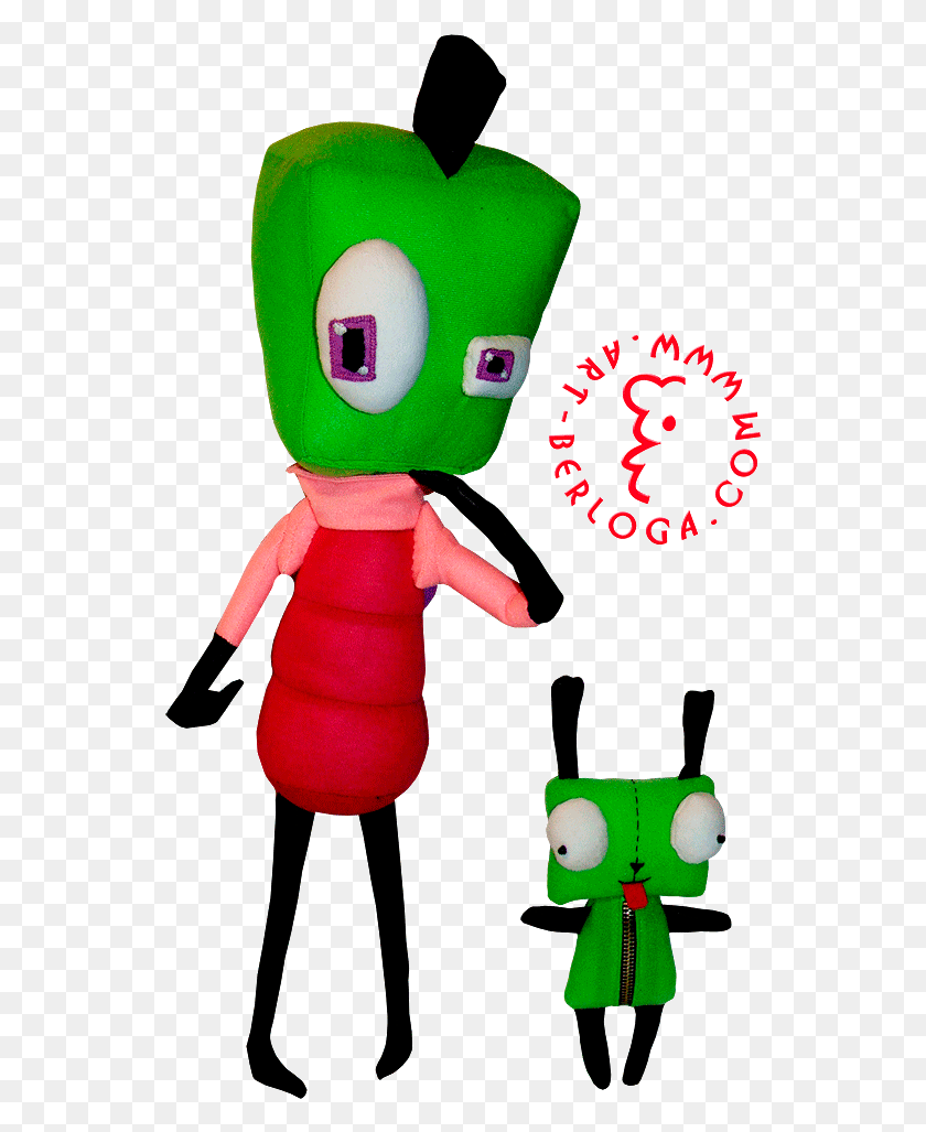 541x967 Individual Sewing Invader Zim Invader Zim, Toy, Doll, Plush HD PNG Download
