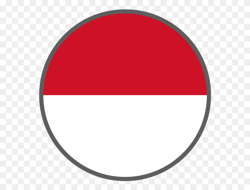 579x579 Bandera De Indonesia Png / Círculo De La Bandera De Indonesia Png