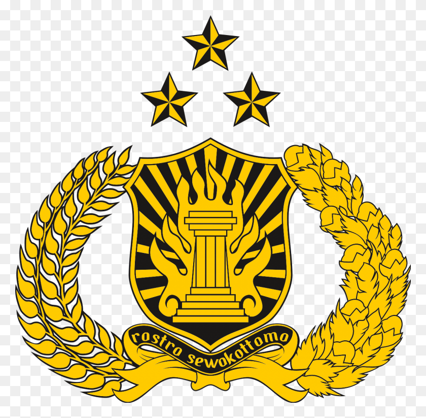 1200x1174 Indonesian National Police, Symbol, Logo, Trademark HD PNG Download