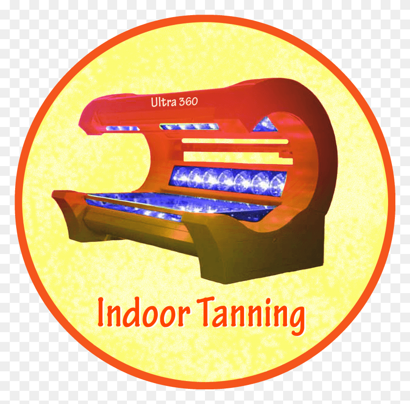 2457x2419 Indoor Tanning Bed Orange, Light, Text, Arcade Game Machine HD PNG Download