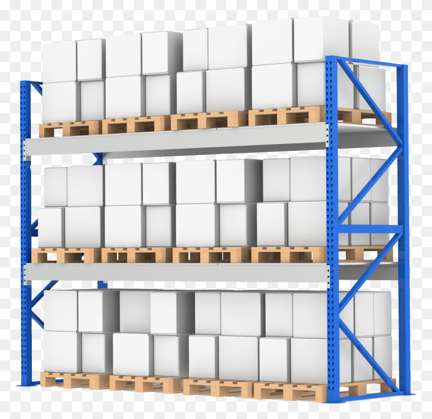 1200x1161 Industrial Rack Shelving By Power Machinery Warehouse Shelves, Shelf, Building, Indoors HD PNG Download