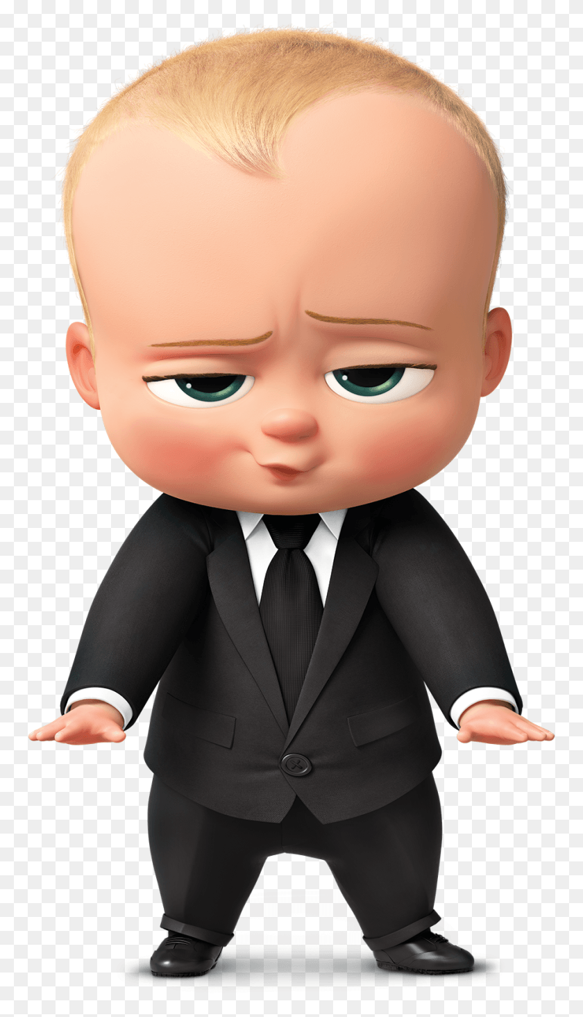 761x1404 Infant Boss Diaper Child Baby The Clipart Boss Baby, Doll, Toy, Suit HD PNG Download