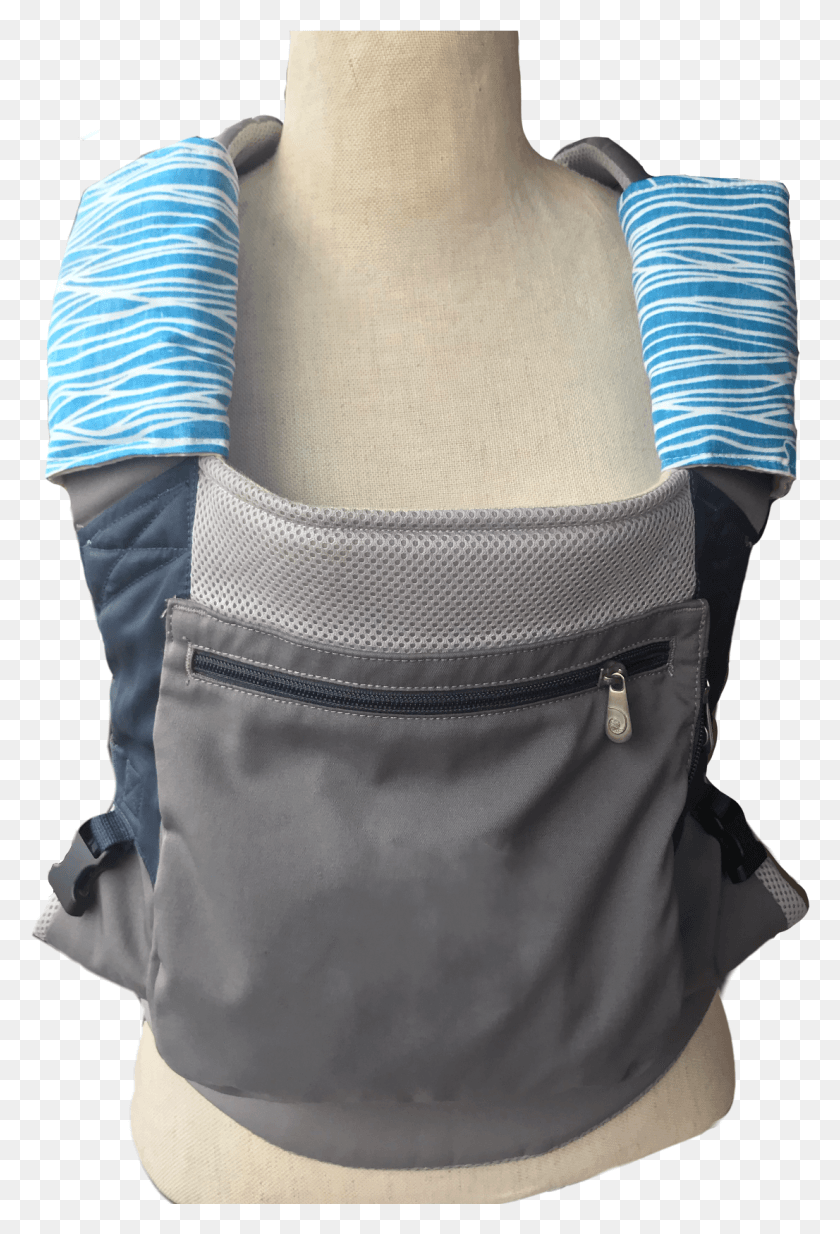 1106x1666 Infant Carrier Drool Pads Sharks Blue Diaper Bag, Person, Human, Apron HD PNG Download
