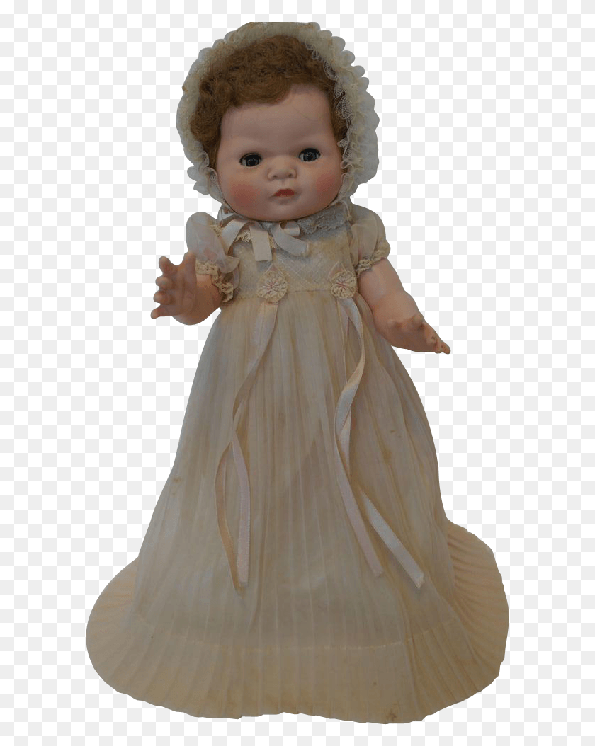599x994 Infant Toodles In Rare Outfit Figurine, Doll, Toy, Wedding Gown HD PNG Download