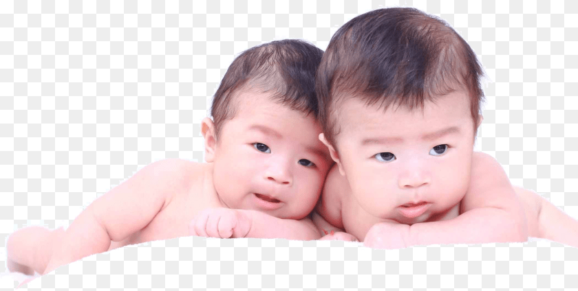 Infant Twin Twin Babies Transparent, Face, Head, Person, Photography Clipart PNG