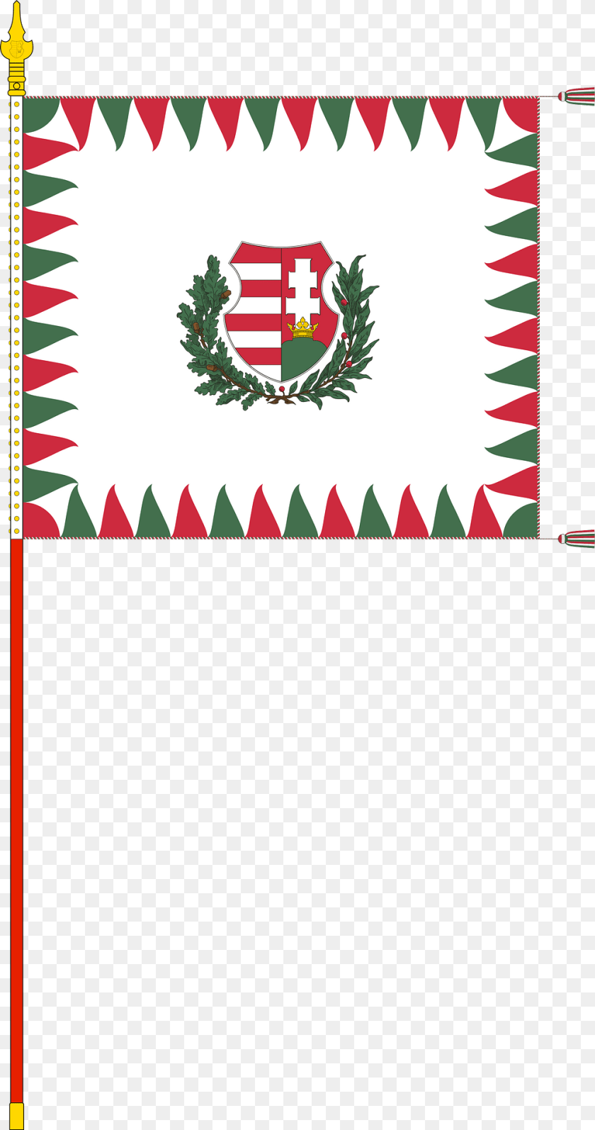 1012x1920 Infantry Colour Of The Hungarian Defence Forces 1949 With Staff Plant Clipart PNG