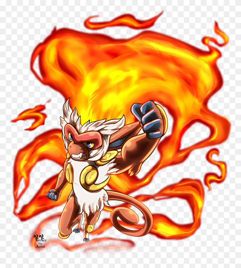 1212x1360 Infernape Illustration, Dragon, Fire, Flame Hd Png
