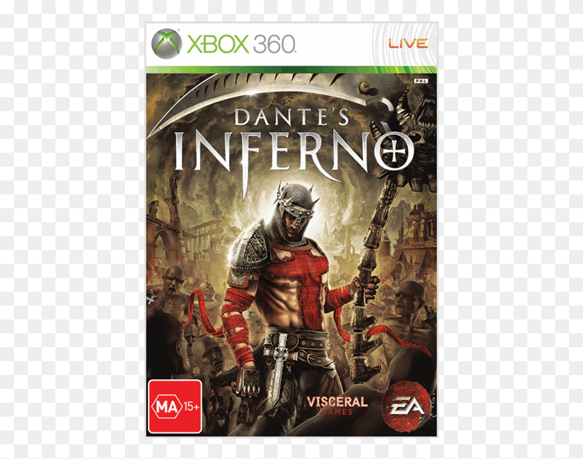 425x601 Inferno Xbox, Плакат, Реклама, Человек Hd Png Скачать