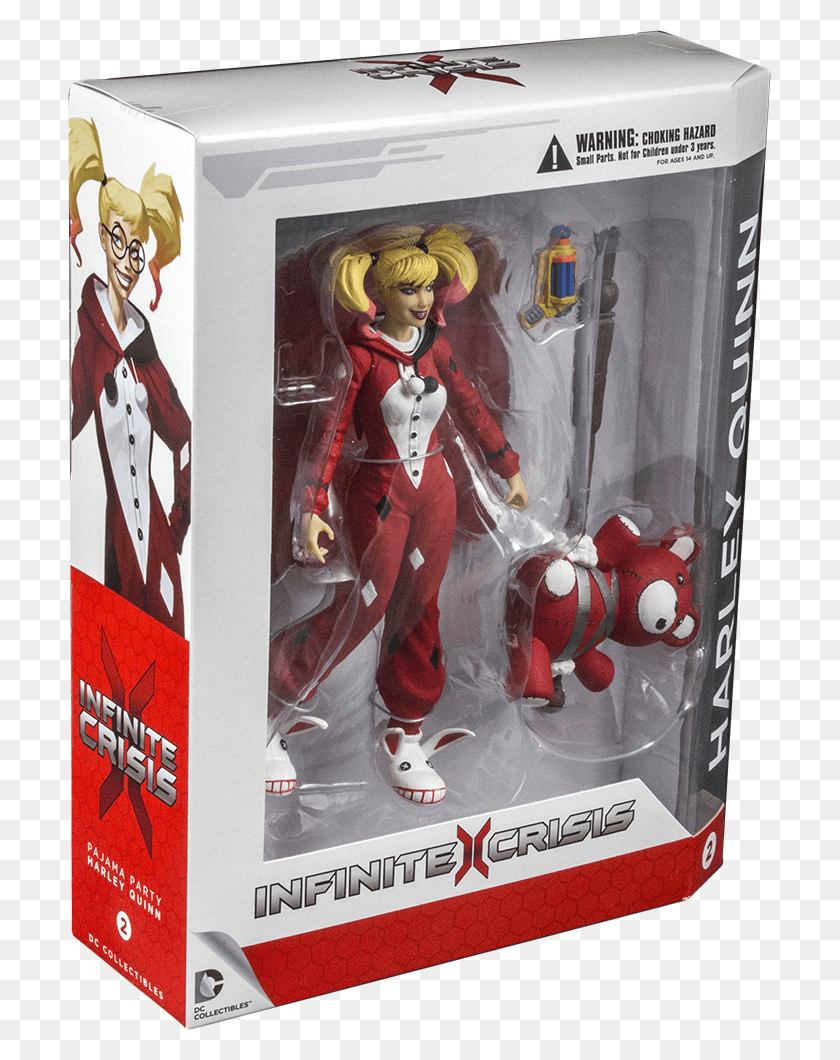 703x1000 Infinite Crisis Harley Quinn Pyjama Party Action Figure Harley Quinn Slumber Party, Poster, Advertisement, Person HD PNG Download