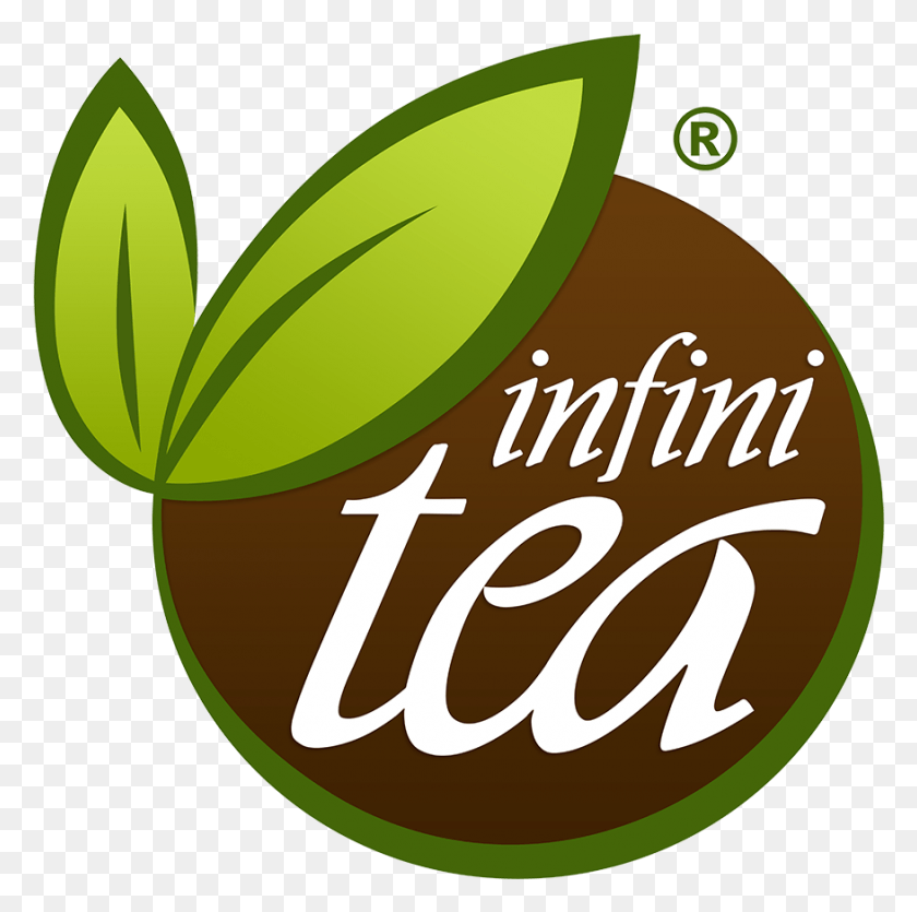 876x871 Логотип Infinitea, Чай С Молоком, Растение, Текст, Банка Hd Png Скачать